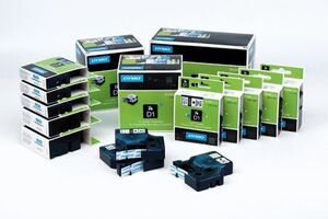 CINTA DYMO D1 1000 NEGRO-BLANCO 12MM