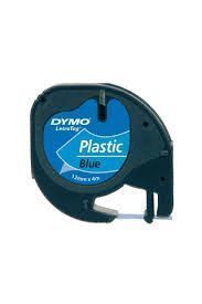 CINTA DYMO TAG PLÁSTICO AZUL 12MMX4M REF.91205