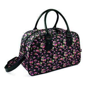 SACO DEPORTIVO NEGRO FLORES TIME STUDENT