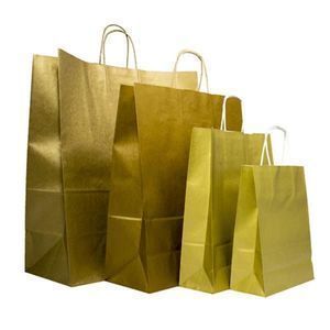 BOLSA KRAFT ORO CON ASA 50X40X16