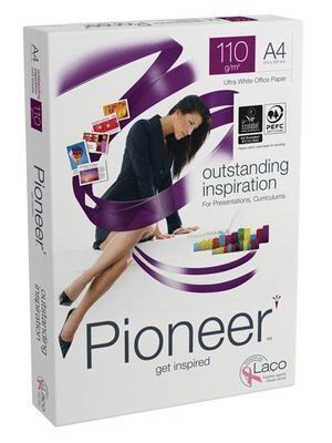 PAPEL A4 110GR PAQUETE DE 250 HOJAS PIONEER