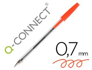 BOLIGRAFO Q-CONNECT ROJO
