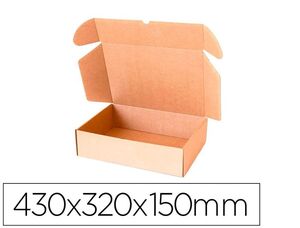 CAJA 430X320X150 AUTOMONTABLE CARTON Q-CONNECT 
