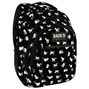 MOCHILA 30X42  BACK UP MODELO GATOS
