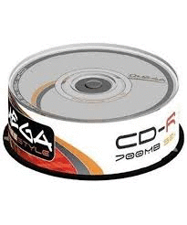 TARRINA 25 CD-R OMEGA 700MB/80MIN
