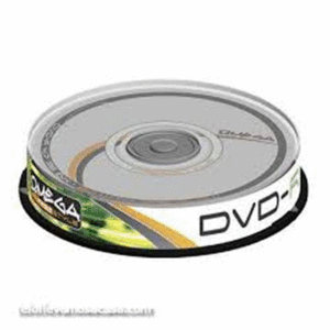 DVD -R 16 X 4,7 GB TARRINA DE 10 UND OMEGA