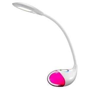 LAMPARA LED MESA 6W CON LAMPARA NOCHE COMPACTA PLATINET