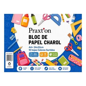 BLOC CHAROL PRAXTON COLORES 80G 10H 24X32CM
