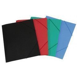 CARPETA FOLIO PVC GOMAS Y SOLAPA VERDE