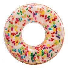 DONUT HINCHABLE CON FIDEOS DE COLORES INTEX