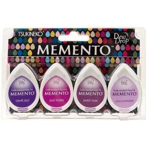 MD-100-003 MEMENTO SET 4 DEW DROP 50G JUICY PURPLES