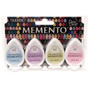 MD-100-014 MEMENTO SET 4 TINTAS DEW DROP 50G OH BABY!