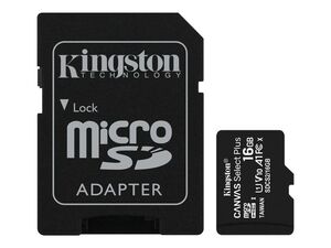 TARJETA DE MEMORIA KINGSTON MICRO SD 16GB CON ADAPTADOR KINSTON
