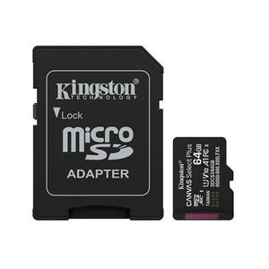 TARJETA DE MEMORIA KINGSTON MICRO SDXC CANVAS SELECT PLUS 64GB CON ADAPTADOR