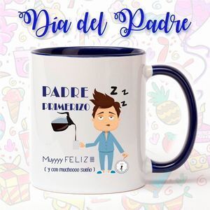 TAZA DE CERÁMICA DEL DÍA DEL PADRE - PADRE PRIMERIZO