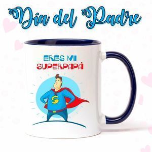 TAZA DE CERÁMICA DÍA DEL PADRE SUPER PAPÁ