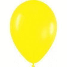GLOBO LATEX AMARILLO 50 UNIDADES