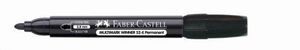 ROTULADOR FABER CASTELL PUNTA CONICA COLOR NEGRO