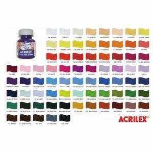 PINTURA TEXTIL 37ML NEGRO MATE ACRILEX