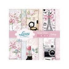 BLOC PAPEL SCRAP 6X6 24 HOJAS MAKEUP LITOARTE