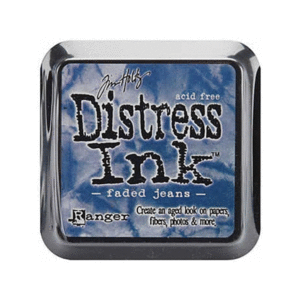 DISTRESS INK FADED JEANS