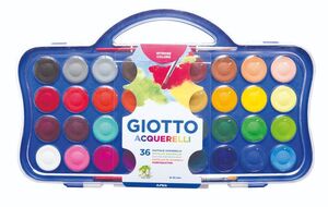 ACUARELA GIOTTO 30MM 36 COLORES