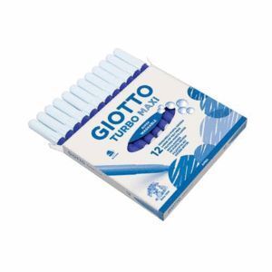 ROTULADOR GIOTTO TURBO MAXI AZUL CAJA 12 UNIDADES