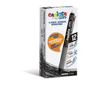 BOLIGRAFO BORRABLE CARIOCA OOPS CLICK NEGRO