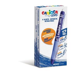 BOLIGRAFO BORRABLE CARIOCA OOPS CLICK AZUL