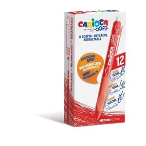 BOLIGRAFO BORRABLE CARIOCA OOPS CLICK ROJO