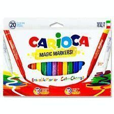 ROTULADORES CARIOCA MAGIC COLORS 20 UNIDADES