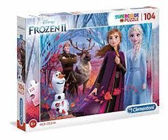 PUZZLE 104P CLEMENTONI 3D VISON FROZEN II