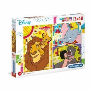 PUZZLE 3X48P CLEMENTONI DISNEY CLASSIC