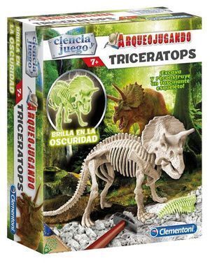 ARQUEO JUGANDO TRICERATOPS FLUOR