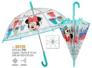 PARAGUAS NIÑA 45/8 AUTOMATICO POE MINNIE