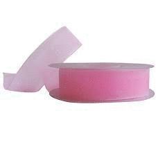 CINTA ORGANZA ROSA 40 MM X 1M