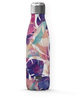 BOTELLA TÉRMICA I-DRINK 500ML FLORES