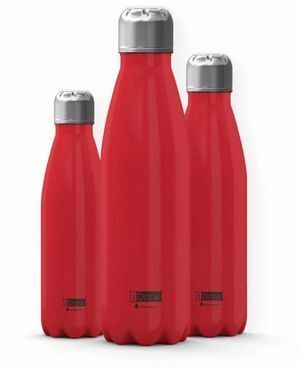 BOTELLA TÉRMICA I-DRINK 750ML ROJA