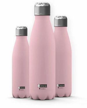 BOTELLA TÉRMICA I-DRINK 350ML ROSA 