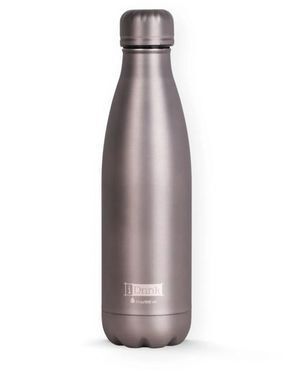 BOTELLA TÉRMICA I-DRINK 500ML GRIS METALIZADO