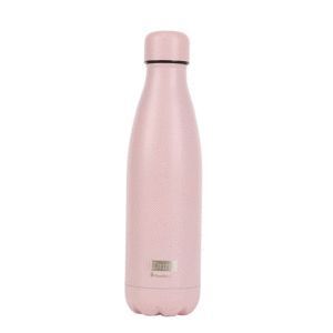 BOTELLA TÉRMICA I-DRINK 750ML ROSA PASTEL