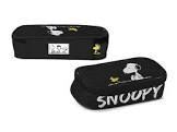 ESTUCHE OVALADO SNOOPY NEGRO