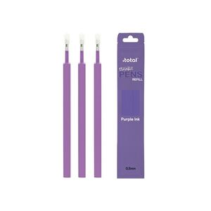 BLISTER 3 RECAMBIOS MORADO BOLÍGRAFOS BORRABLES