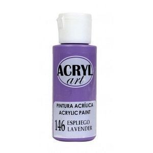 PINTURA ACRILICA 60ML ESPLIEGO LAVANDER 146 ACRYL ART
