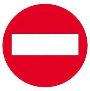 ETIQUETA SEÑALIZAR PROHIBIDO EL PASO