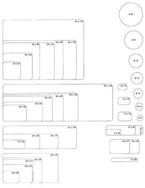 ETIQUETA BOLSA 16X22 2548 160 UNIDADES APLI
