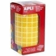 GOMETS APLI CUADRADOS 10 MM AMARILLOS