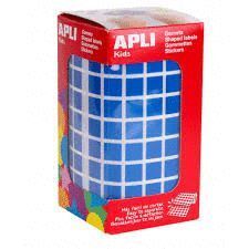 GOMETS APLI CUADRADOS 10 MM AZULES