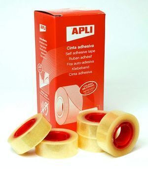 CINTA ADHESIVA 19 MM X 33 M TRANSPARENTE APLI