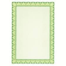 PAPEL DIPLOMA A4 APLI 115GR VERDE ESMERALDA 11969 PAQUETE 10 HOJAS